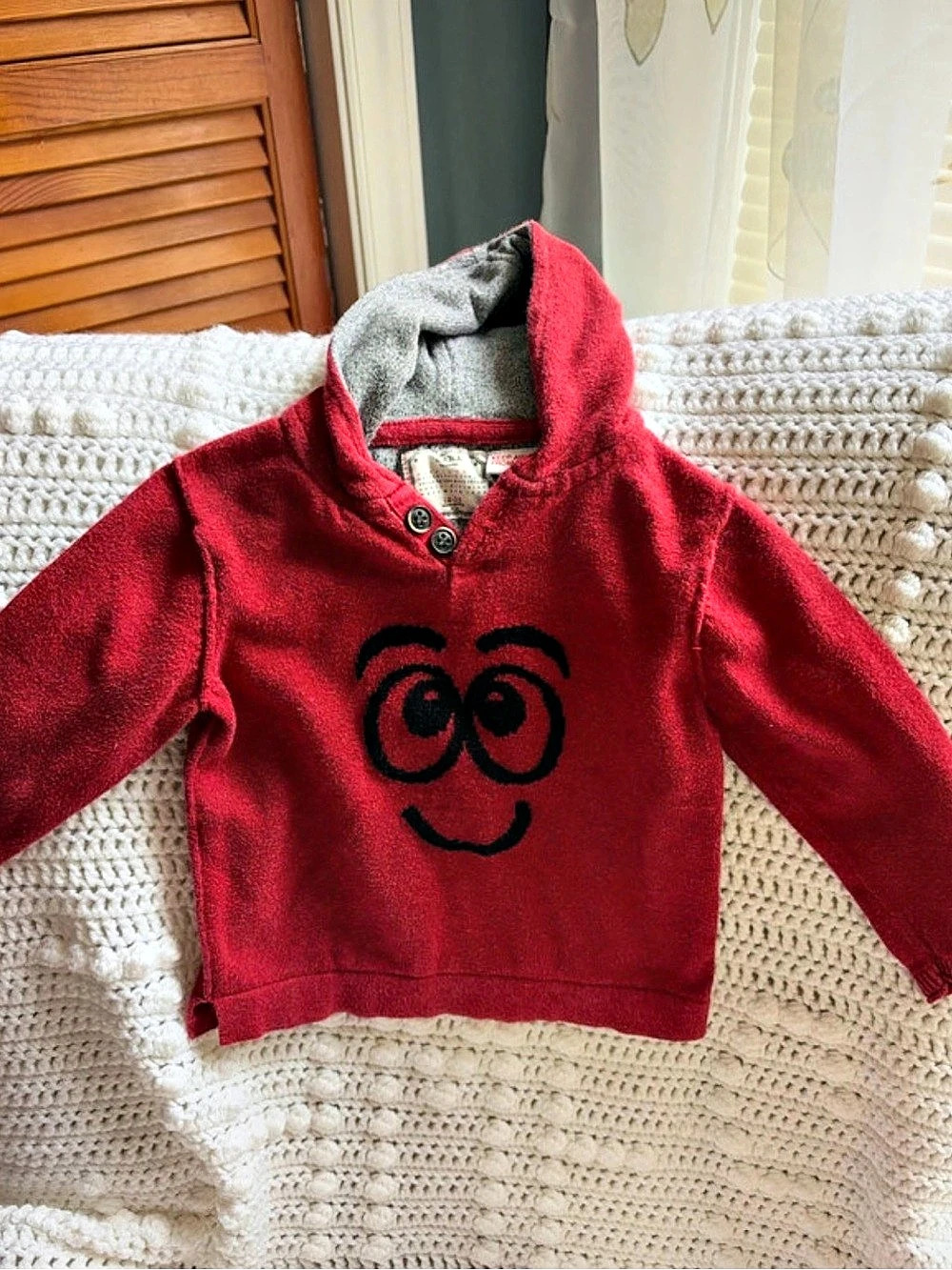 Zara Kids 12-18 Red Hoodie
